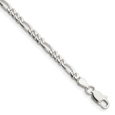 Sterling Silver 3.5mm Figaro Chain